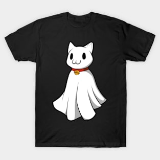 Cute Spooky Ghost Cat T-Shirt